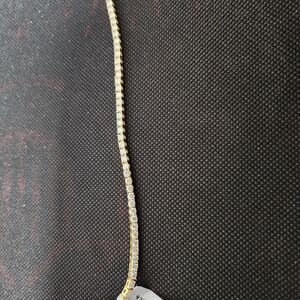 925 Gold Vermeil Moissanite Tennis Bracelet